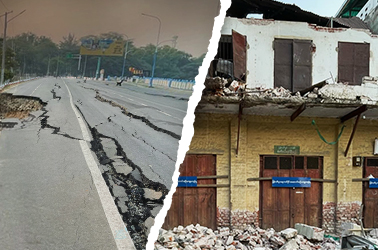 미얀마 강진 피해 긴급구호