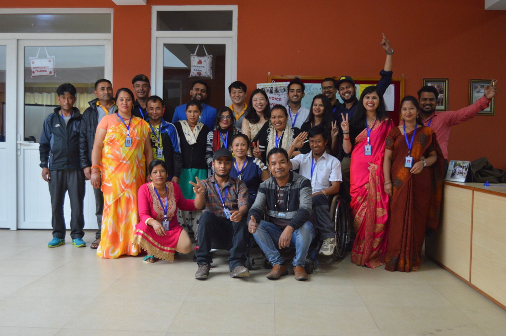 네팔 장애인들의 '좋은 일자리(Decent Work)'를 위하여