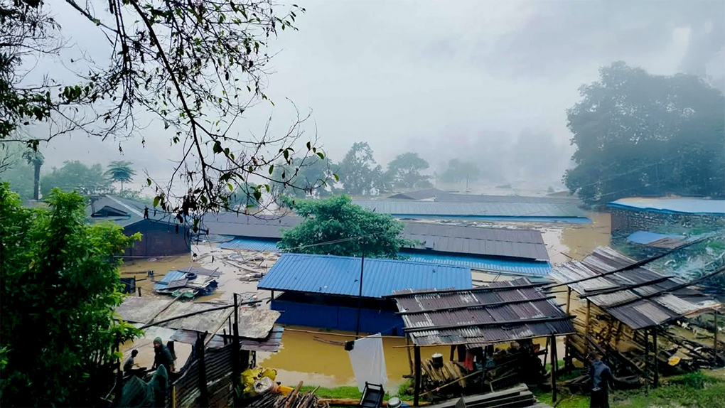 재난 속에서도 희망을 잇다 - 카친주 국내실향민 대상 홍수 대응 활동